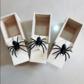 novelty horror Scare Box Wooden Prank Spider Hidden in Case Trick Play Joke Horror Gag gifts funny gadgets toys for children