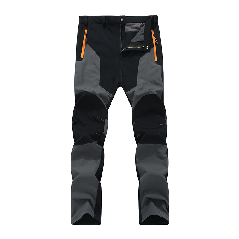 Outdoor Camping Hiking Pants Men Trousers Tactical Mountain Climbing Pants Softshell Trousers Waterproof Trekking Fishing Pants