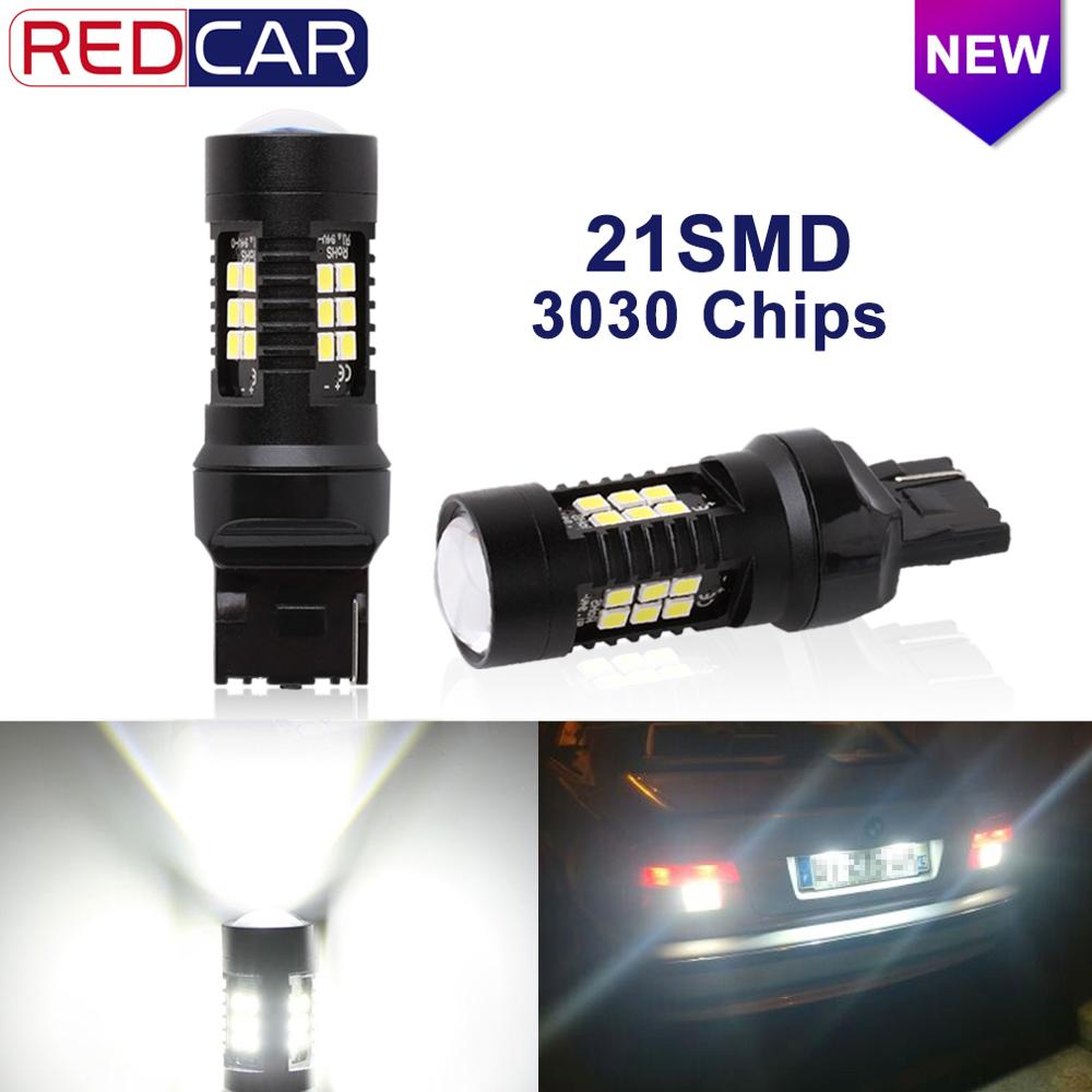 2Pcs T20 Led 7440 7443 SRCK Bulb W21W W21/5W Led T25 3156 3157 P27/7W 21 SMD 3030 Auto Reverse Backup DRL Car Turn Signal Light