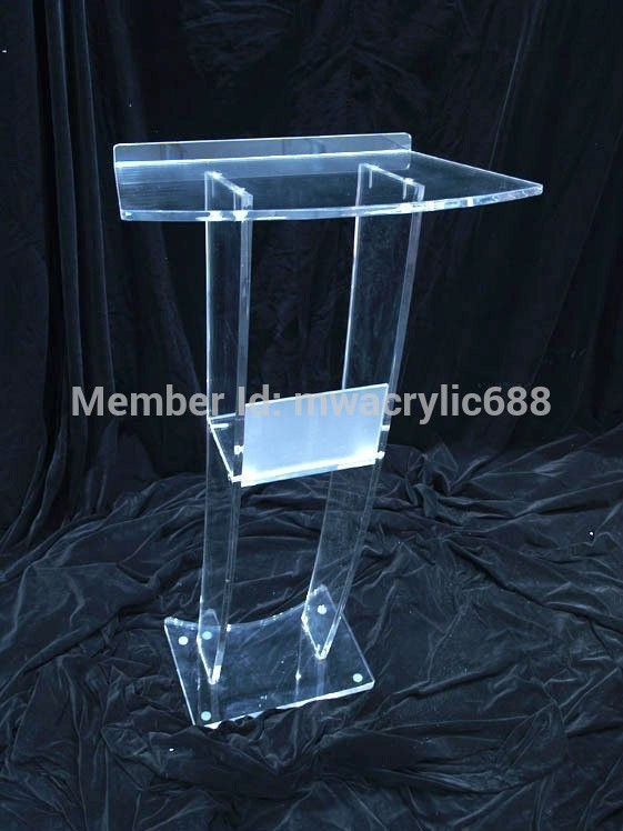 pulpit furniture Free Shipping High Quality Price Reasonable Beautiful Cheap Clear Acrylic Podium Pulpit Lectern acrylic podium