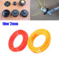 10m X 2mm Strimmer Line Nylon Cord Wire Round String For Grass Trimmer Brush Cutter Head Strimmer Line Mowing Wire Lawn Mower Ac