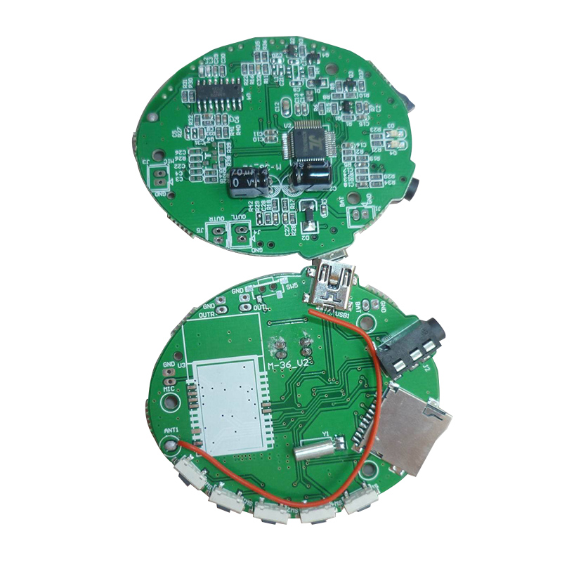 Rechargeable battery board with PCB