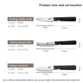 XYJ Folding Kitchen Knife Stainless Steel Sharp Blade Pocket Outdoor Tools Bread Utility Knives Camping Hiking Accessory