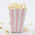 Stripe wave point Popcorn Cup Birthday Party Decoration kids Snacks Tray paper Popcorn Cup Tray baby shower Party Supplies