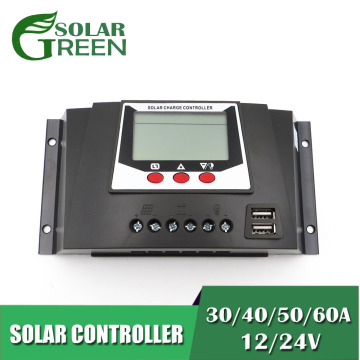 PWM Solar Charger controller 20 30 60 80 AMPS Solar Panel Backlight voltage control Auto LiFePO4 lithium Battery 3.2V 3.7V