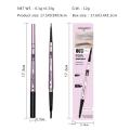 5 Colors Double-headed Eyebrow Pencil Natural Waterproof And Sweat-proof Non-marking Eyebrow Enhancer Makeup TSLM1