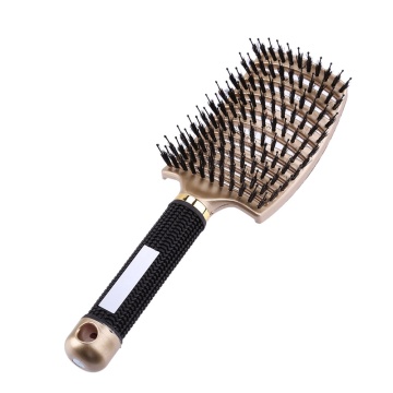 Big Hairbrush Detangle Hair Massage Relax Scalp Comb With Bristle Nylon Women Salon Wet Curly Hairdressing Beauty Styling Tools