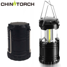 3*COB LED Camping Lamp Mini Portable AAA Battery Hanging Tent Lantern Outdoor Waterproof Handle Light Led Camp Flashlight