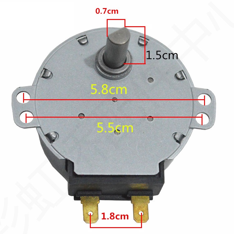 1 Pc Microwave Oven Synchronous Motor Tray Motor SSM-23H 6549W1S018A for lg Microwave Oven Parts Accessories