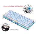 2020 NEW AK33 82 Keys Mechanical Keyboard Russian/English Layout Gaming Keyboard RGB Backlight Wired Keypad L29K