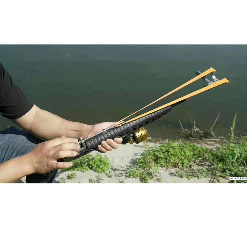 New Hydraulic rifle catapult hunting powerful Slingshot Rifle shooting catapult outdoor hunting shooting double safety device