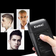 Kemei KM-1102 Rechargeable Cordless Shaver for Men Twin Blade Reciprocating Beard Razor Face Care Multifunction Strong Trimmer