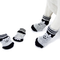 4Pcs Dog Cotton Knitted Socks Small Dogs Cat Shoes Chihuahua Thick Warm Paw Protector Dog Socks Booties Accessories