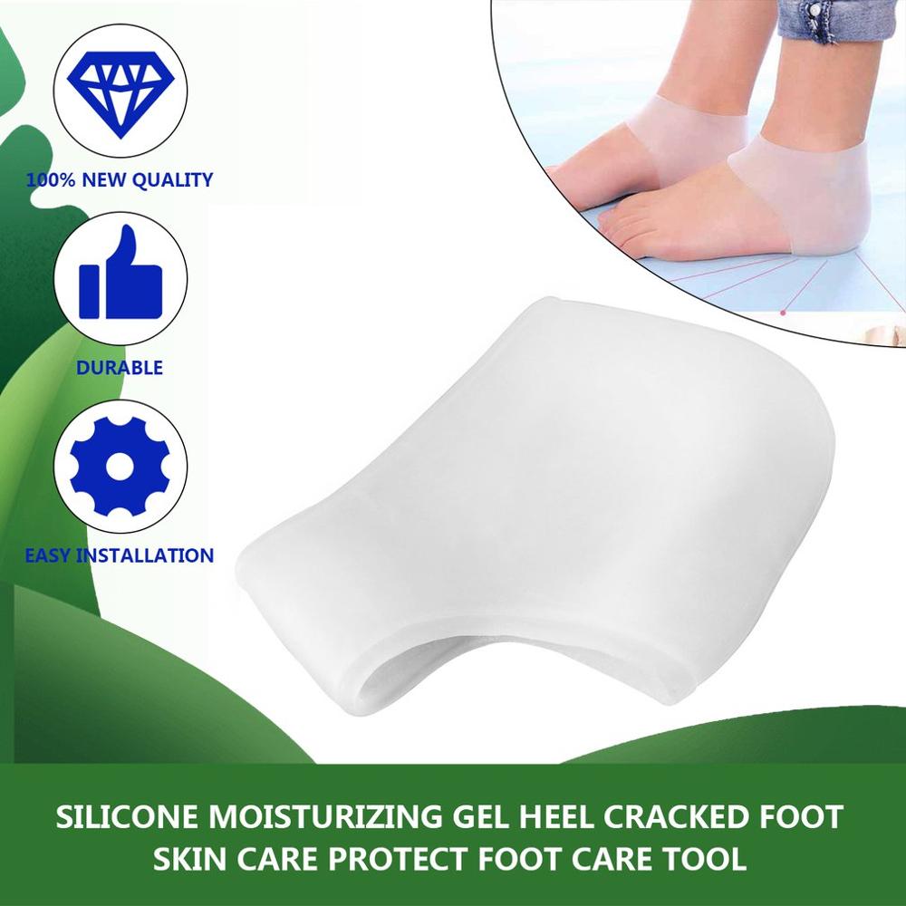 1pc Silicone Moisturizing Gel Heel Socks Cracked Foot Skin Care Protect Foot Chapped Care Tool Health Monitors Massager