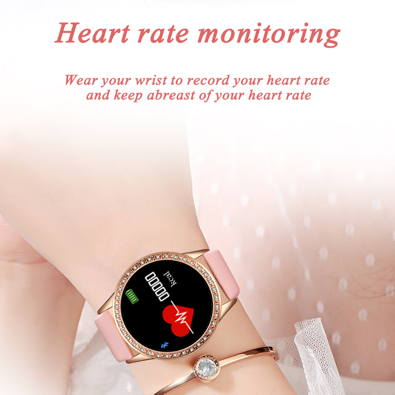 LIGE Smart Watch Women Activity Fitness Tracker Blood Pressure Heart Rate Monitor Pedometer Health Sports Smart Bracelet Ladies