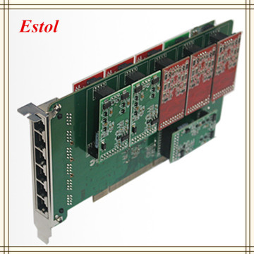 New 16 ports pci asterisk card fxo fxs card,elastix card, trixbox card,Freeswitch pbx,TDM800P/AEX800/TDM2400P/AEX2400