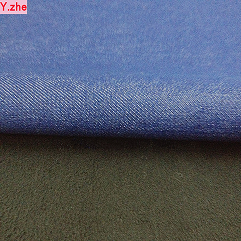 140x50cm 1pc Good Denim Fabric Thick Micro Stretch Warm Denim Fabric With Fleece Inside Sewing Material Diy Pants Clothing