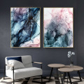 Colorful Ink Abstract Wall Art Canvas Poster and Print Modern Artwork Picture Painting Contemporary Nordic Home Room Decoration