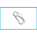 2PCS Boat Marine Stainless Steel Egg Shape Spring Snap Hook clips Quick Link Carabiner Buckle eye shackle Lobster Claw outdoor