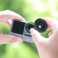 Fisheye Lens for DJI OSMO Action Camera Fish Eye Wide Angle Macro Lens HD Anti-Shake For DJI OSMO Action Sports Cam Accessories