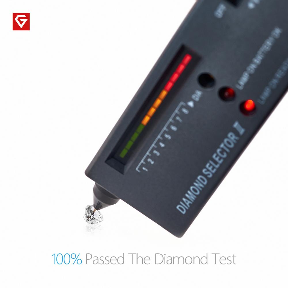 GIGAJEWE D Colour Excellent Heart Cut Moissanite Loose Diamond Pass Tester Gems Stone For Jewelry making