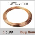 1.8*0.5mm copper pipe tube capillary tube Fridge and air conditioning for Refrigeration