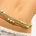 simple sexy creative colorful rice Bead Belt Body Chain Women Summer Sexy Waist Chain Charms chain stretch line Waistband Belts