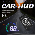 3.8inch HUD H6 Head up display OBD II Computer Speedometer Car electronics Overspeed Voltage Alarm Water temp Overspeed RPM