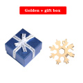 Golden with gift box