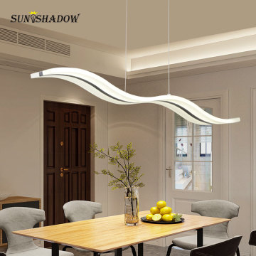 38w Hanging Lamp Led Pendant Light For Dining room Kitchen Living room Acrylic Modern Ceiling Pendant Lamp Fixtures 110v 220v