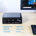 Mini PC Intel Core i7 7500U 8650U 8550U Computer Windows 10 2*DDR4 M.2 SSD DP Type-C 2*LAN WiFi 4K HTPC Micro Desktop NUC Minipc