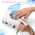 80W 2-in-1 35000RPM Nail Drill Machine & Collector Vacuum Cleaner Nail Dust Nail Art Equipment Manicure Pedicure Nail Tools