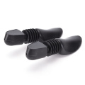 1Pair Men / Women Plastic Spring Shoe Tree Stretcher Boot Holder Shaper Automatic Support Black Color