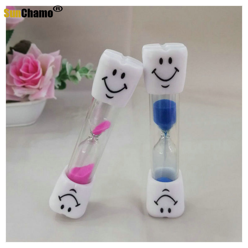 Children Kids Gift Hourglass Toothbrush Timer 2-3 Minute Smiling Face For Cooking Sandy Clock Brushing-Teeth Timer Sandglass