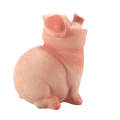 Resin Pig Shape Money Box Cartoon Piggy Bank Cute Blessing Coin Bank Box Creative Pig Money Saving Box Home Decoration