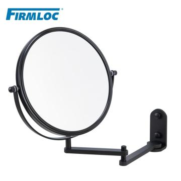 Firmloc Foldable Aluminum 1X3X Magnifying Bathroom Mirror Smart Mirror Makeup Wall Mounted Mirror Bathroom Mirror Black Mirror