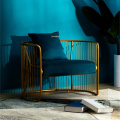 Nordic Modern Sofa Set Living Room Furniture Sofa Chair Iron Golden Luxury for Bedroom Sofas Modernos Para Sala Sectional Sofa
