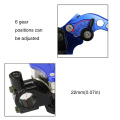ZSDTRP 7/8" Universal Motorcycle Brake Handles Handlebars Hydraulic Clutch Master Cylinder Levers For Honda Yamaha