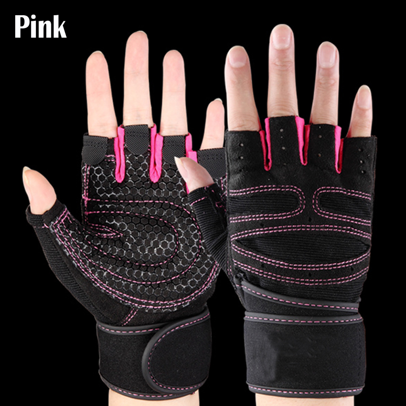 Wholesale Body Building Fitness Gloves Mittens Equipment Weight lifting Workout Exercise breathable anti-slip Wrist Wrap Gloves
