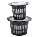 10Pcs Mesh Pot Net Cup Basket Hydroponic System Garden Plant Grow Vegetable Cloning Foam Insert Seed Germinate Nursery Pots