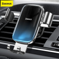 Baseus Car Phone Holder Air Vent Mount Clip Stand Gravity Car Holder Mount for Mobile Phone Car Bracket 4.7-6.5 inch Universal