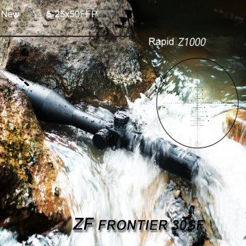 New Reticle Z1000 5-25X50 FFP Frontier Optic Side Parallax Tactical Hunting Scopes with Red and Green Lights