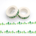 1 PCS Kawaii Green Tree Washi Tape Pattern Masking Tape Decorative Scrapbooking DIY Office Adhesive Tape 15mm*10m