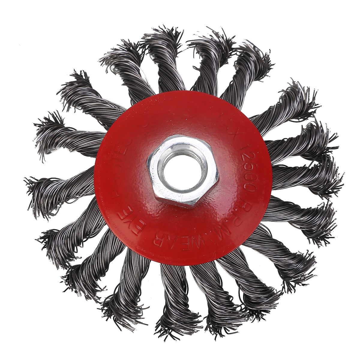 3pcs Mayitr Rotary Strong Metals Twist Knot Wire Wheel Cup Brush Set Kit 115mm M14 Angle Grinder Abrasive Tools