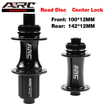 ARC Road Bicycle Hub Aluminum Alloy 24 Hole Center Lock Disc Road Bike Hub 4 Pawls 48 Click Road Hub Shimano / Sram XDR 12 Speed