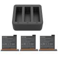 New DJI Osmo Action Charging Kit 3pes Battery+battery Charger Hub For DJI Osmo Action Sports Camera Accessories