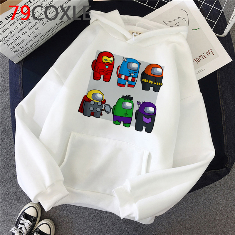 Boys Girls Hoodie Sweatshirt Among Us Impostor Children Pullover Fleece Cotton White Sportswear Coats Child Streetwear Tops