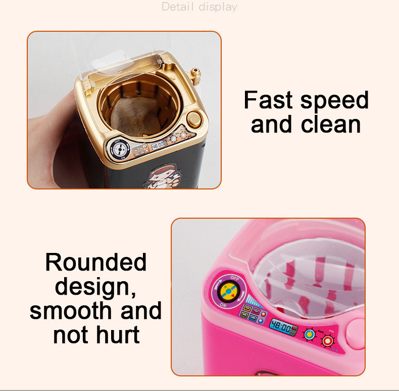 Mini Beauty Powder Puff Blender Washing Machine Electric Cute Cosmetic Makeup Brushes Cleaner Washer Tool