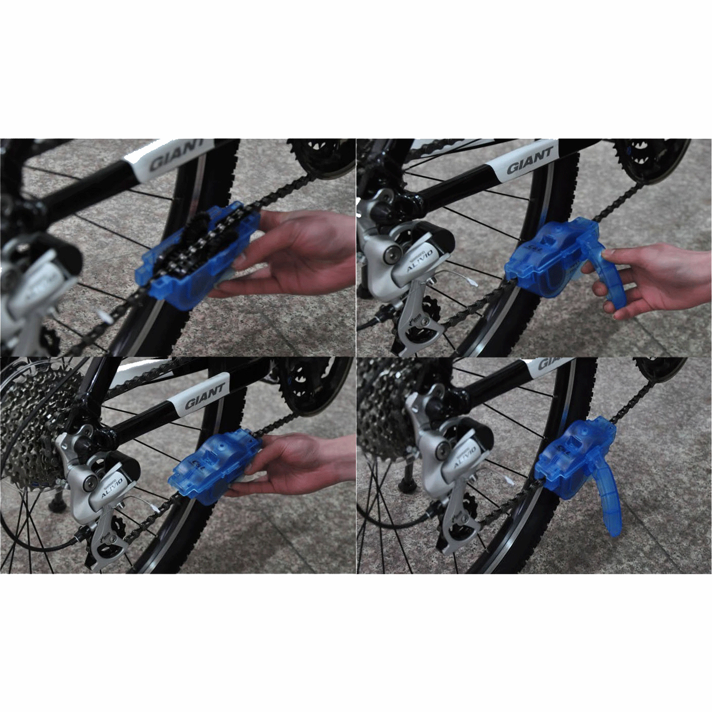 Portable Bicycle chain washer Bike Brushes Scrubber Wash Tool Mountain Cycling Cleaning Kit Outdoor Accessory riding equipment