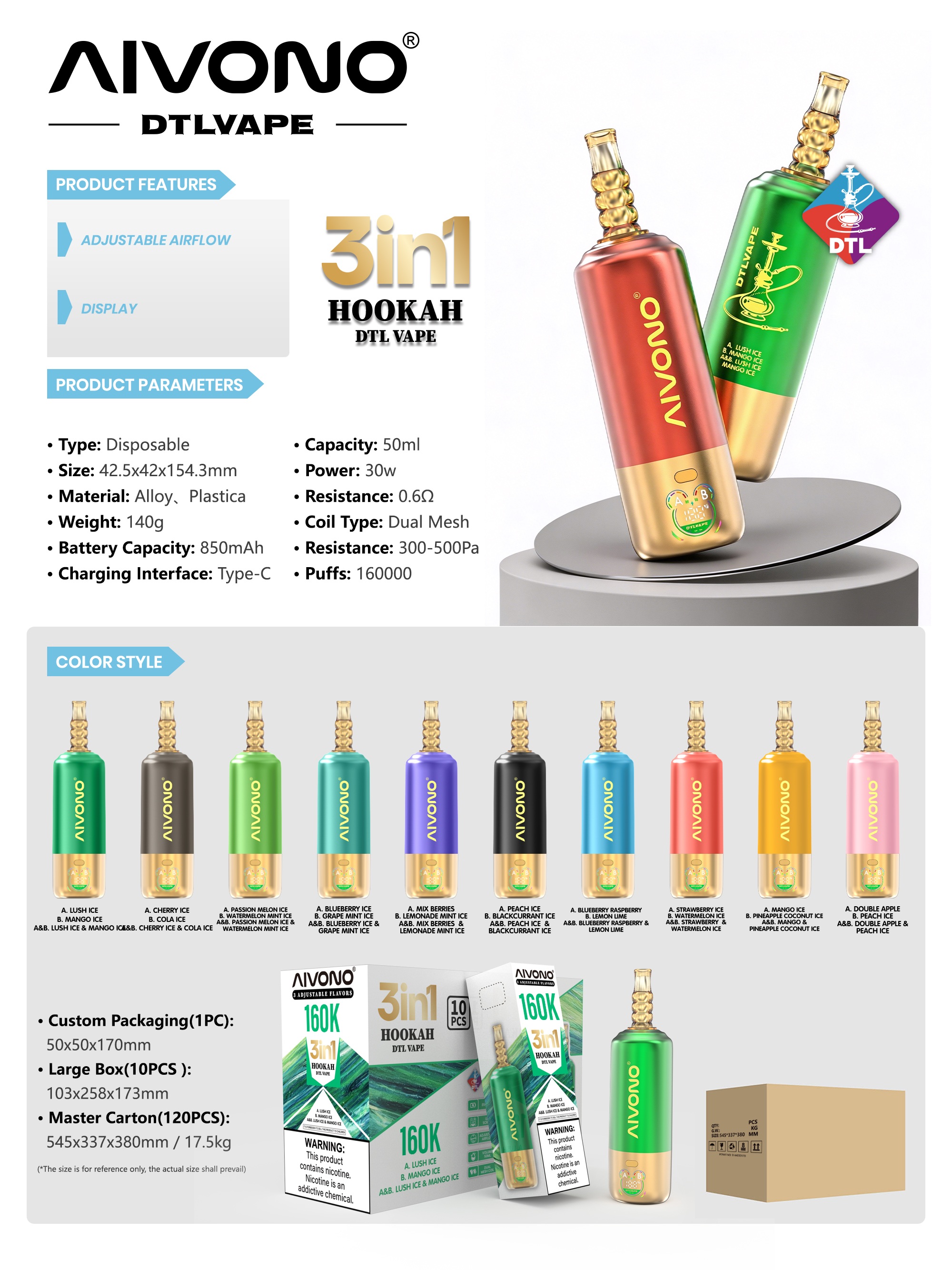 AVN DTL VAPE160k 3IN1 (12) AVN DTL VAPE160k 3IN1 (12)